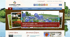Desktop Screenshot of cityofcarrollton.com